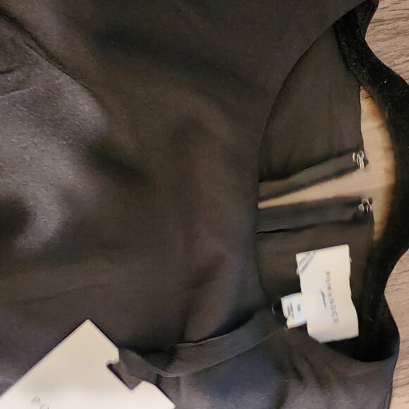 Pomander Place Black Lillith Dress NWT Gold Med - Picture 8 of 10